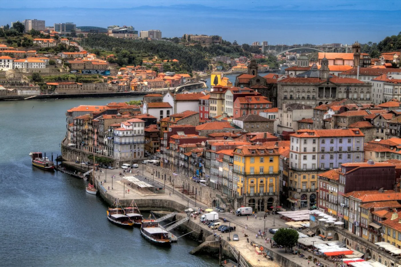 The Douro river and Porto, Portugal